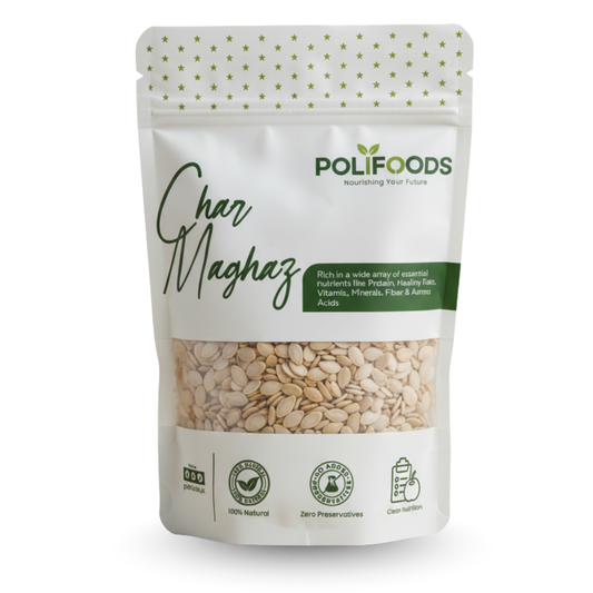 Pack of Char Maghaz (چار مغز) A Traditional Blend of super seeds by Polifoods