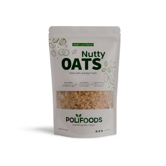 Weight Loss special nutty oats (oats with nuts or oatmeal) by polifoods