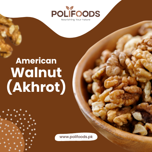 Premium Organic Walnuts by Polifoods Banner