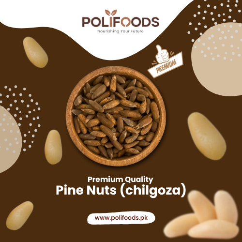 Premium Quality Pine Nuts (Chilgoza) by polifoods
