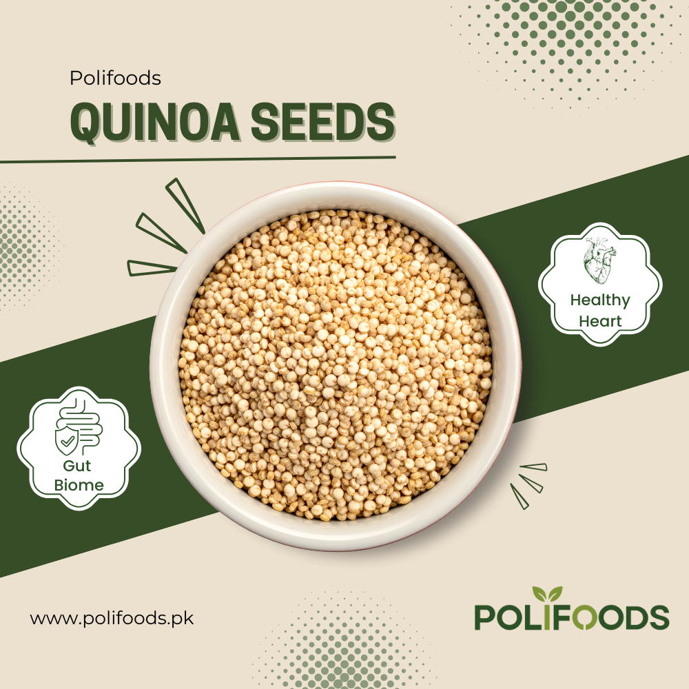 Banner of Premium Quality Organic Quinoa Seeds by Polifoods