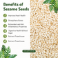 Health Benefits of organic & Premium Sesame seeds by polifoods