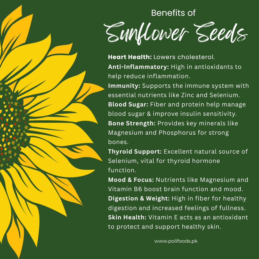 Benefits of Sunflower Seeds
