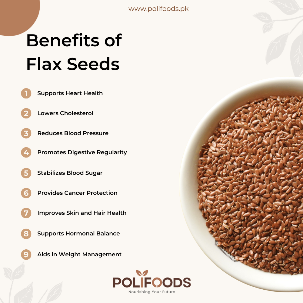 Benifits of flax seeds