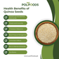 Health Benefits of Premium Quality Organic Quinoa Seeds by Polifoods