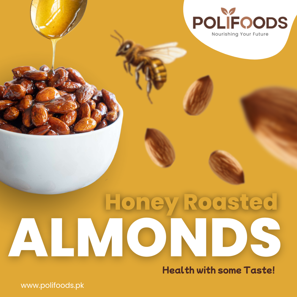 Honey Roasted Almonds by Polifoods