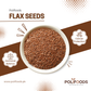 Banner of Organic Flax Seeds (السی) | Premium Quality by Polifoods 