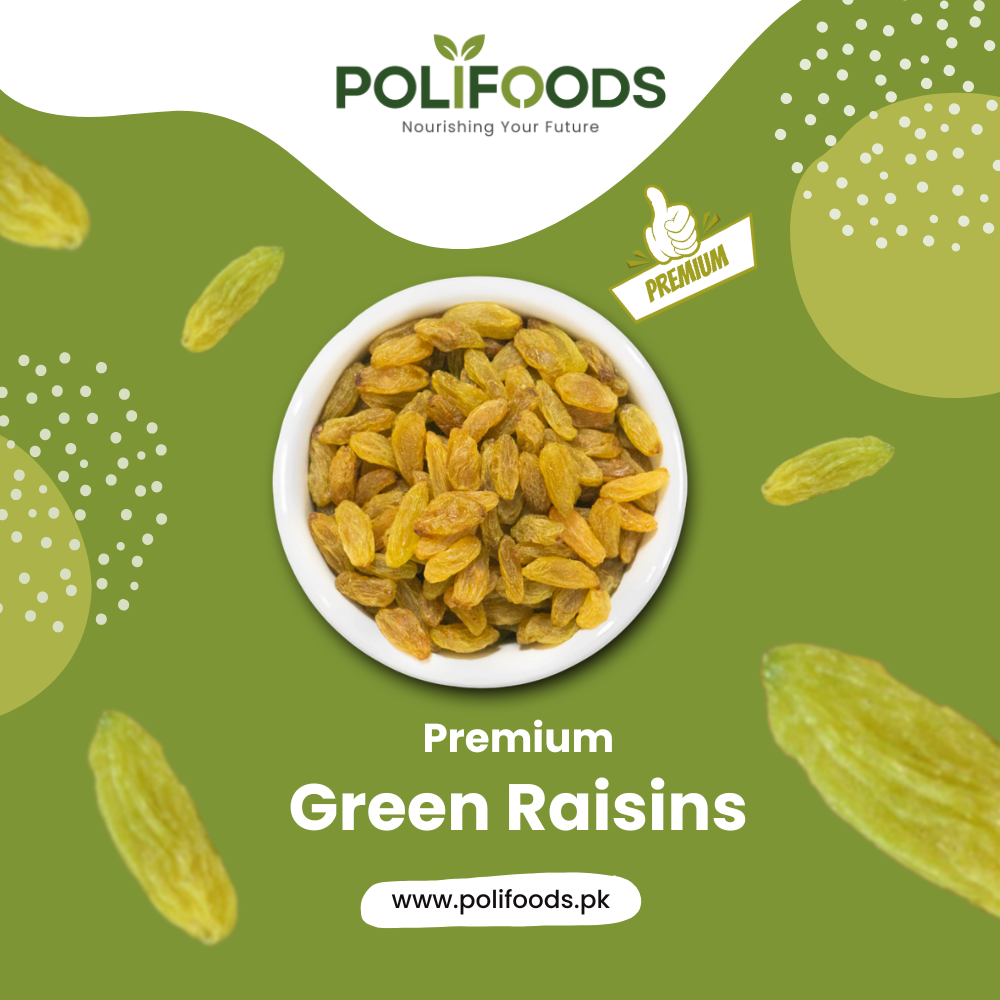 Premium Green Raisins (Sogi) by Polifoods