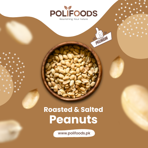 Premium Roasted & Salted Peanuts by Polifoods Banner