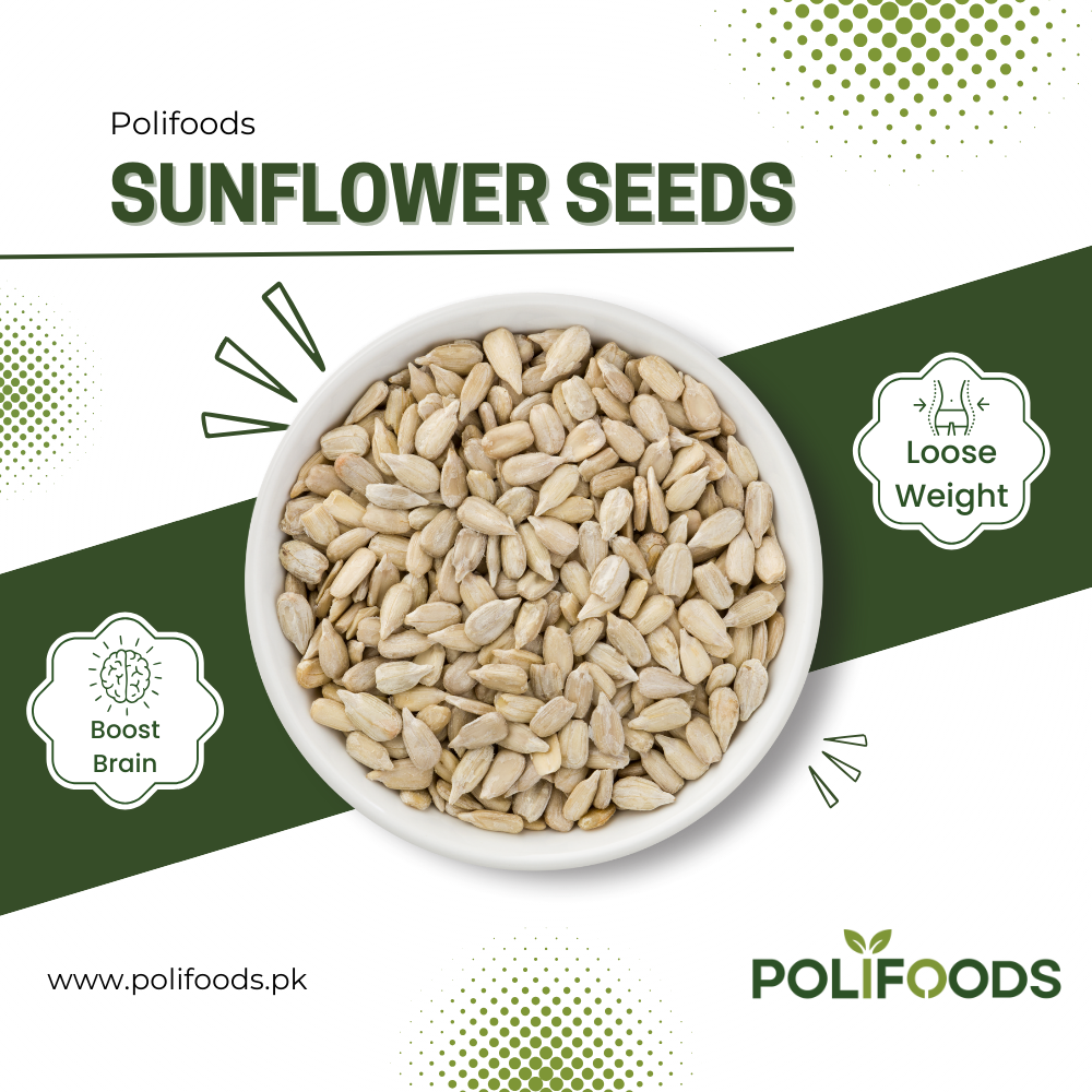 Organic Sunflower Seeds (سورج مکھی بیج) by polifoods banner